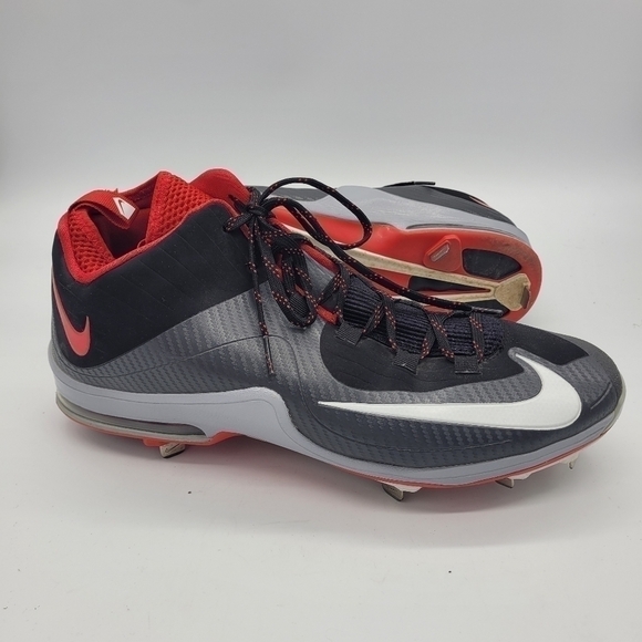Nike Air Max MVP Elite Metal Baseball Cleats Men 14 Shoes 684687 016 - Picture 8 of 11